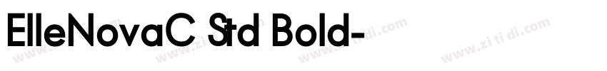 ElleNovaC Std Bold字体转换 ElleNovaC Std Bold字体转换